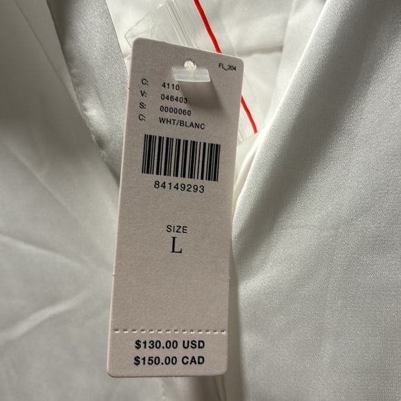 ⭐️⭐️Anthropologie Hutch Silky Tie-Front Blouse NWT - Picture 7 of 8